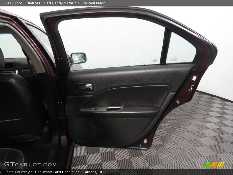 Red Candy Metallic / Charcoal Black 2012 Ford Fusion SEL