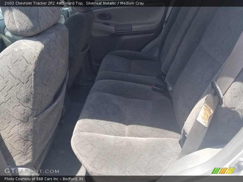 Silverleaf Metallic / Medium Gray 2003 Chevrolet Tracker ZR2 4WD Hard Top