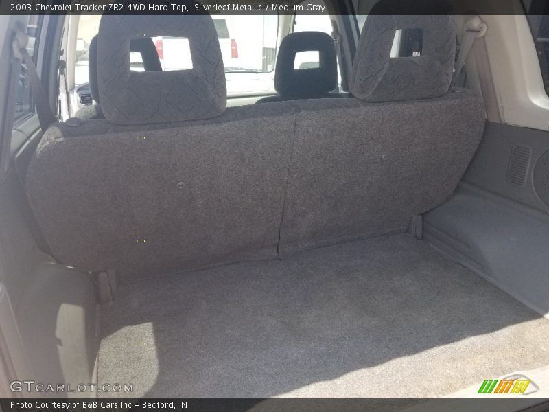 Silverleaf Metallic / Medium Gray 2003 Chevrolet Tracker ZR2 4WD Hard Top