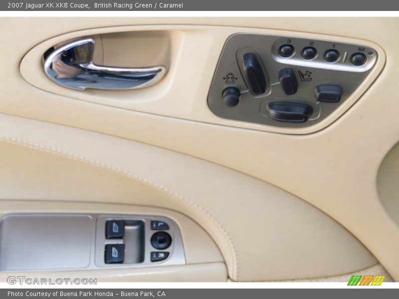 British Racing Green / Caramel 2007 Jaguar XK XK8 Coupe