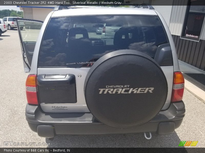 Silverleaf Metallic / Medium Gray 2003 Chevrolet Tracker ZR2 4WD Hard Top
