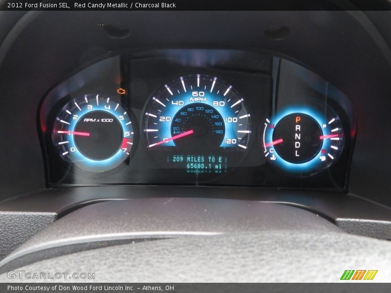 Red Candy Metallic / Charcoal Black 2012 Ford Fusion SEL