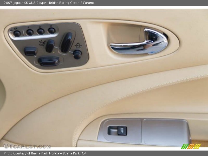 British Racing Green / Caramel 2007 Jaguar XK XK8 Coupe