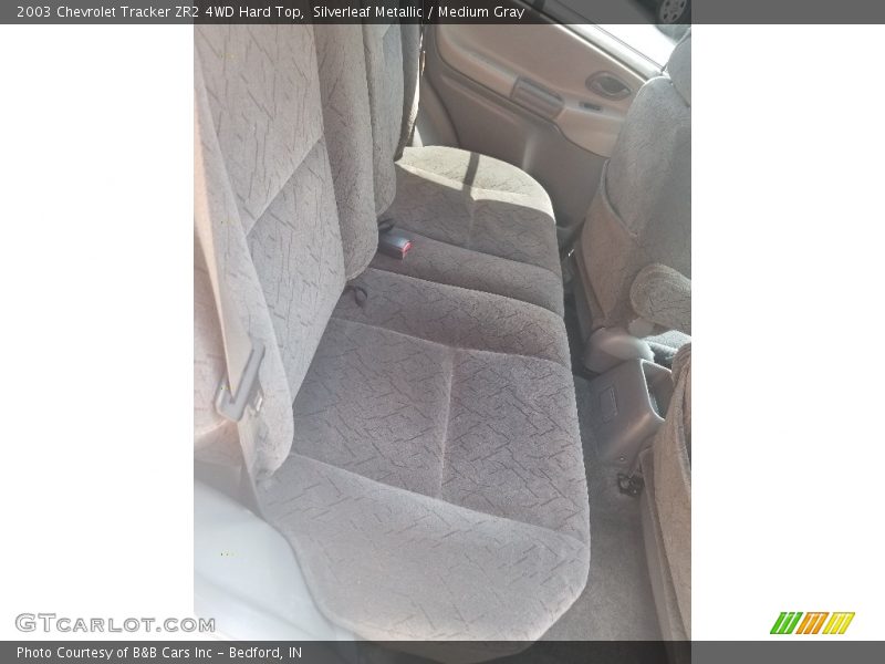 Silverleaf Metallic / Medium Gray 2003 Chevrolet Tracker ZR2 4WD Hard Top
