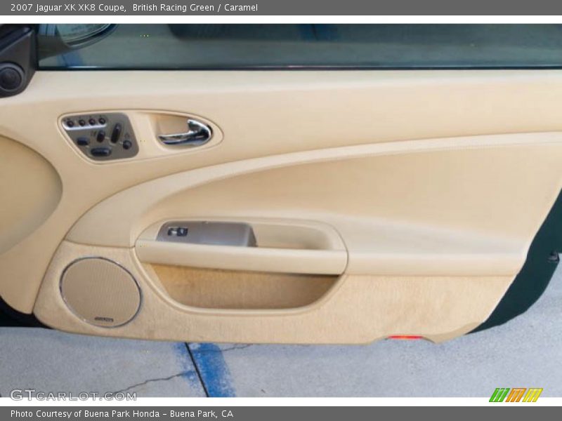 British Racing Green / Caramel 2007 Jaguar XK XK8 Coupe
