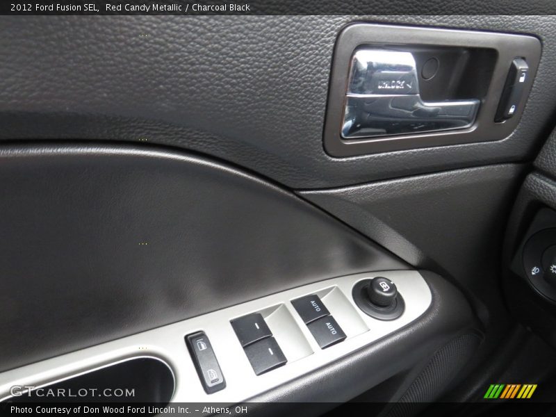 Red Candy Metallic / Charcoal Black 2012 Ford Fusion SEL