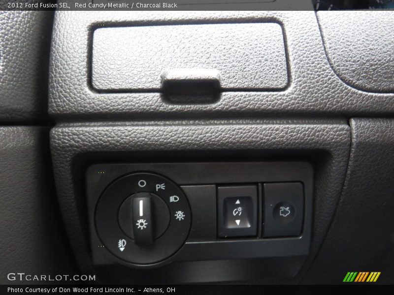 Red Candy Metallic / Charcoal Black 2012 Ford Fusion SEL