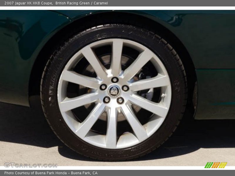 British Racing Green / Caramel 2007 Jaguar XK XK8 Coupe