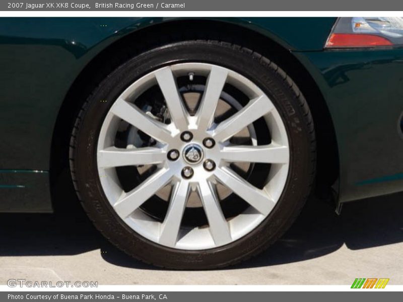 British Racing Green / Caramel 2007 Jaguar XK XK8 Coupe