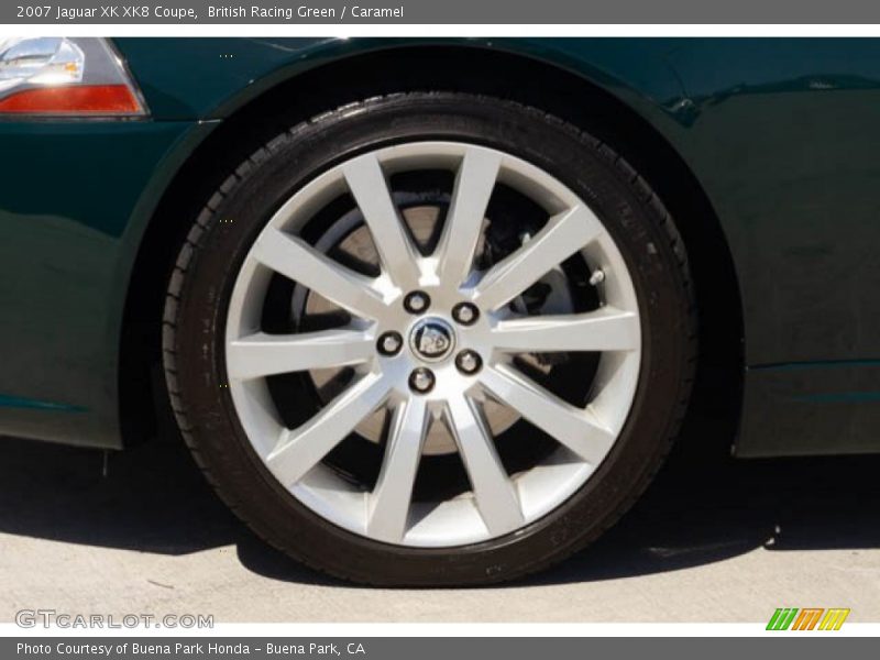 British Racing Green / Caramel 2007 Jaguar XK XK8 Coupe