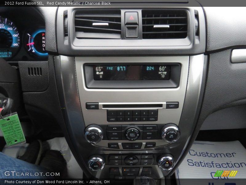 Red Candy Metallic / Charcoal Black 2012 Ford Fusion SEL