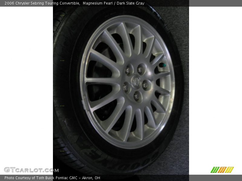 Magnesium Pearl / Dark Slate Gray 2006 Chrysler Sebring Touring Convertible