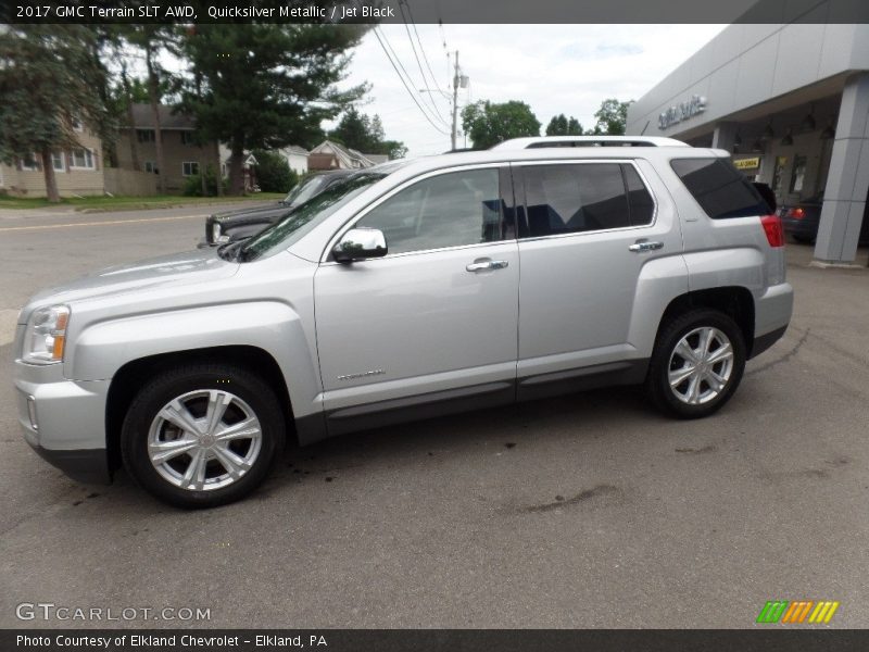 Quicksilver Metallic / Jet Black 2017 GMC Terrain SLT AWD
