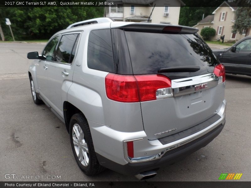 Quicksilver Metallic / Jet Black 2017 GMC Terrain SLT AWD