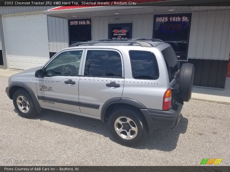 Silverleaf Metallic / Medium Gray 2003 Chevrolet Tracker ZR2 4WD Hard Top
