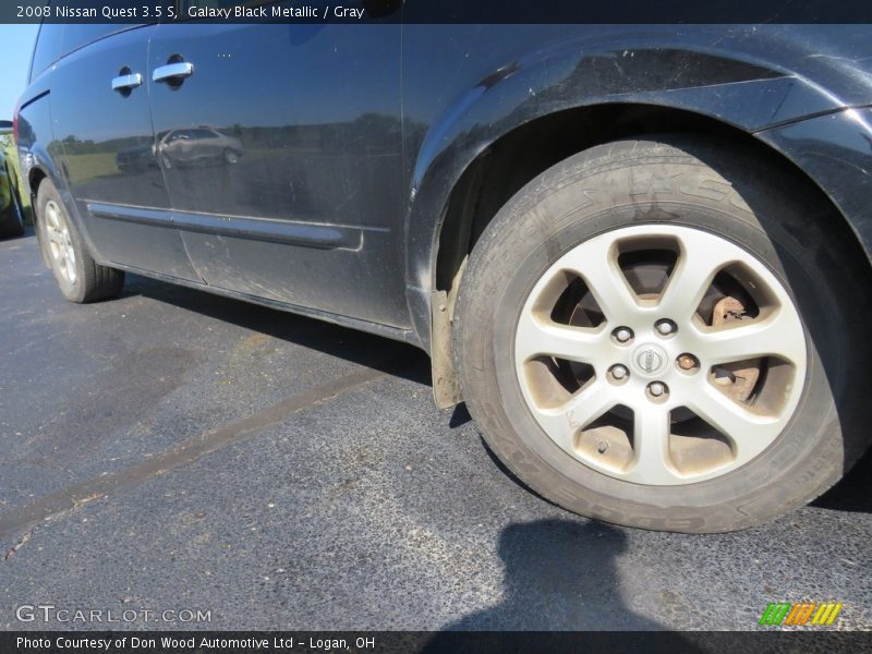Galaxy Black Metallic / Gray 2008 Nissan Quest 3.5 S