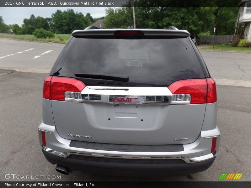 Quicksilver Metallic / Jet Black 2017 GMC Terrain SLT AWD