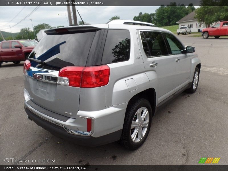 Quicksilver Metallic / Jet Black 2017 GMC Terrain SLT AWD