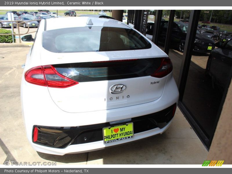 Ceramic White / Black 2019 Hyundai Ioniq Hybrid Limited