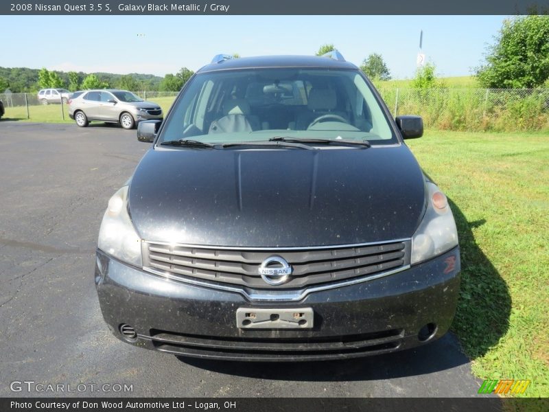 Galaxy Black Metallic / Gray 2008 Nissan Quest 3.5 S