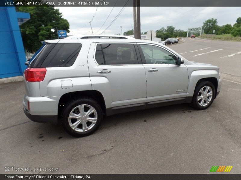 Quicksilver Metallic / Jet Black 2017 GMC Terrain SLT AWD