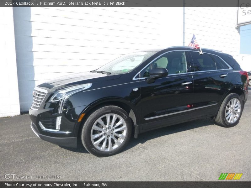 Stellar Black Metallic / Jet Black 2017 Cadillac XT5 Platinum AWD