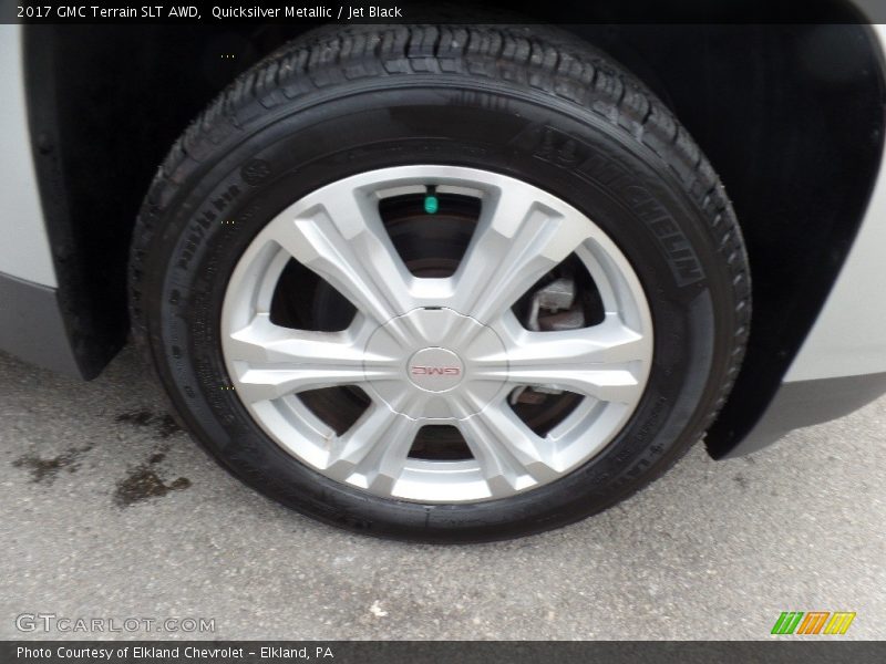 Quicksilver Metallic / Jet Black 2017 GMC Terrain SLT AWD