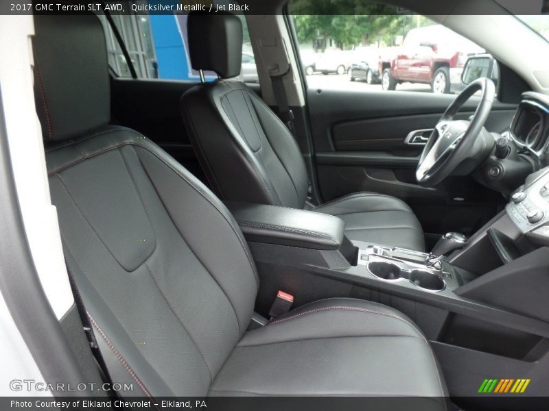 Quicksilver Metallic / Jet Black 2017 GMC Terrain SLT AWD