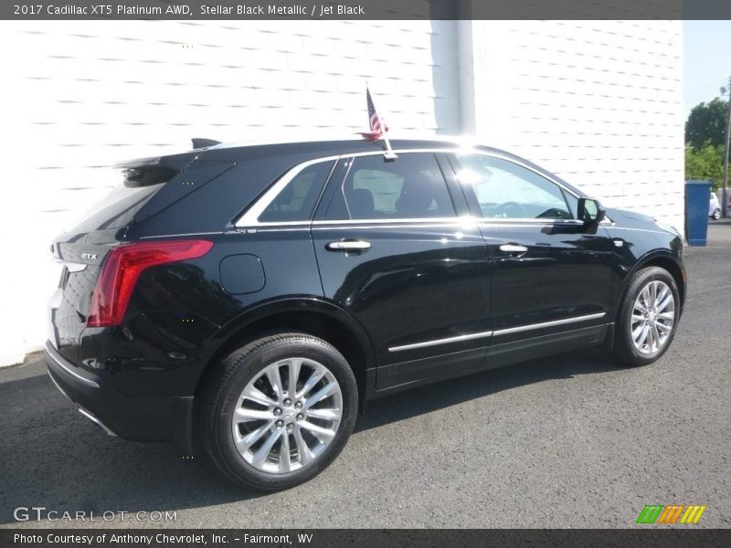 Stellar Black Metallic / Jet Black 2017 Cadillac XT5 Platinum AWD
