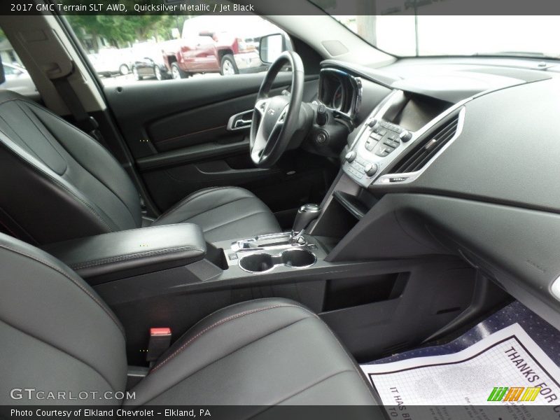 Quicksilver Metallic / Jet Black 2017 GMC Terrain SLT AWD
