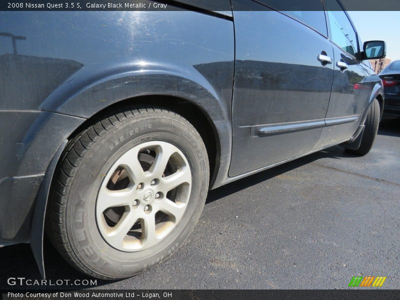 Galaxy Black Metallic / Gray 2008 Nissan Quest 3.5 S