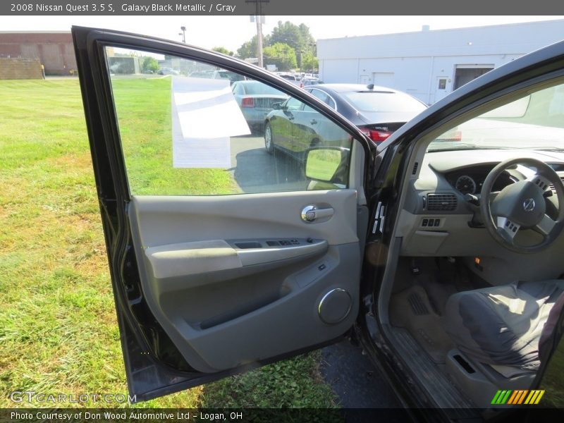 Galaxy Black Metallic / Gray 2008 Nissan Quest 3.5 S