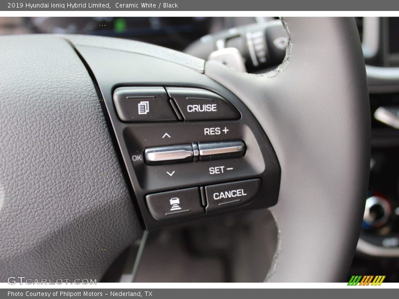 Ceramic White / Black 2019 Hyundai Ioniq Hybrid Limited