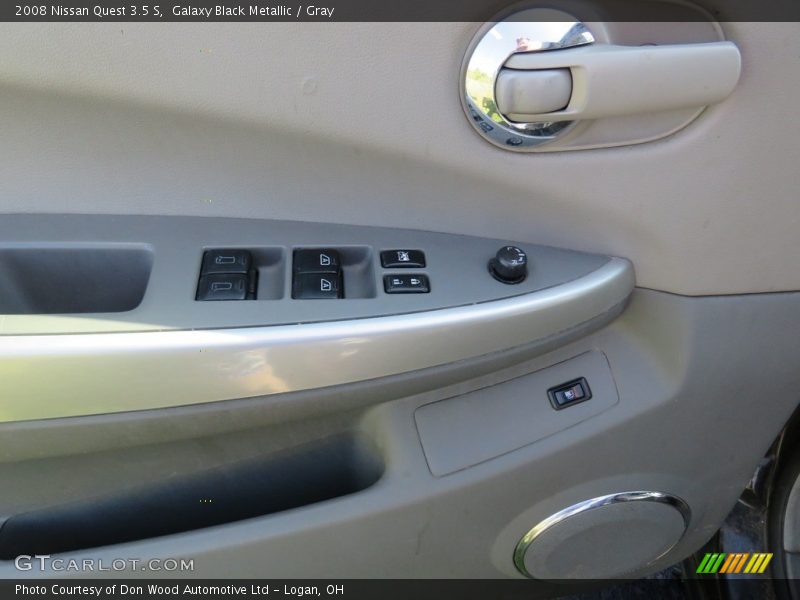 Galaxy Black Metallic / Gray 2008 Nissan Quest 3.5 S