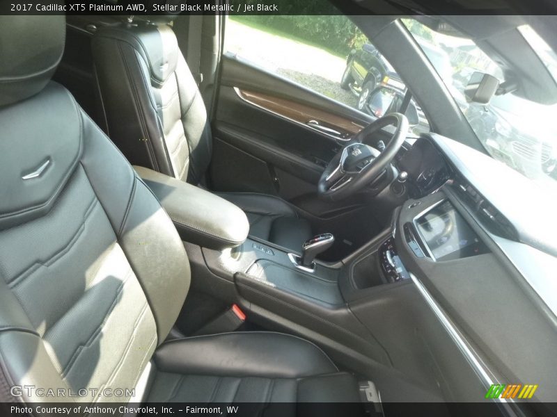 Stellar Black Metallic / Jet Black 2017 Cadillac XT5 Platinum AWD