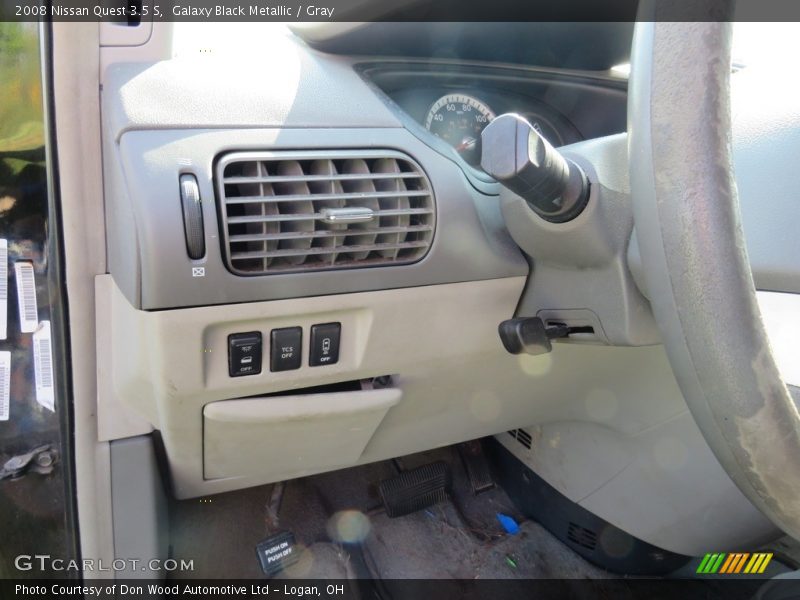 Galaxy Black Metallic / Gray 2008 Nissan Quest 3.5 S