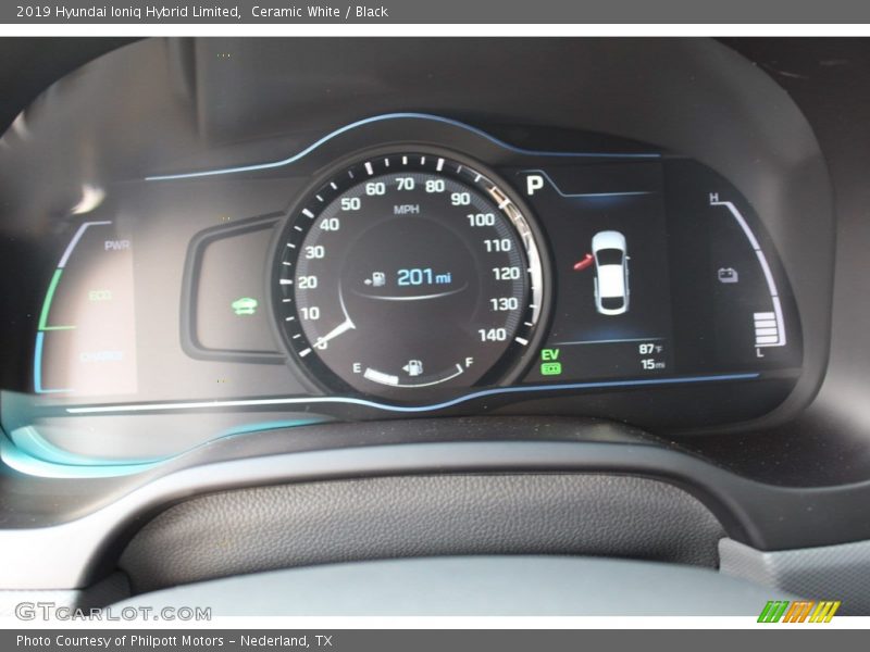 Ceramic White / Black 2019 Hyundai Ioniq Hybrid Limited