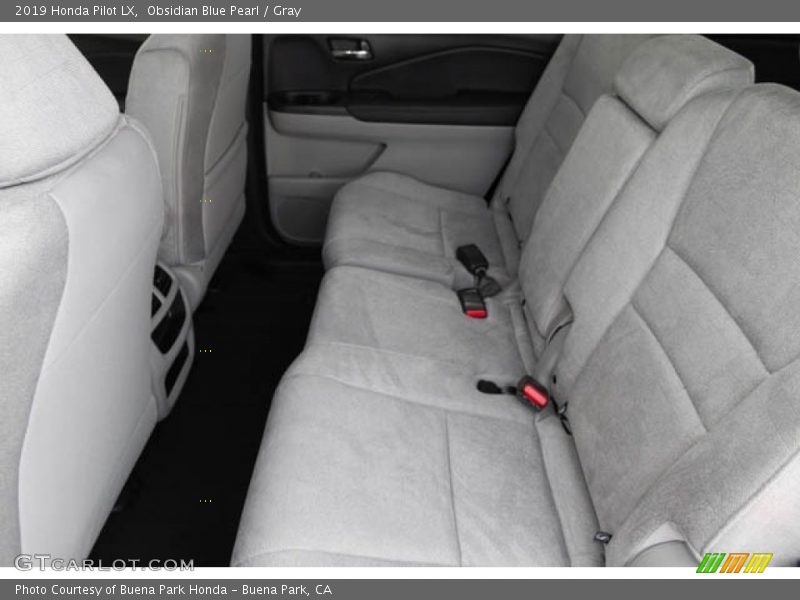Obsidian Blue Pearl / Gray 2019 Honda Pilot LX