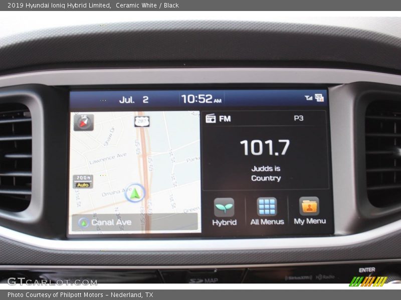 Ceramic White / Black 2019 Hyundai Ioniq Hybrid Limited