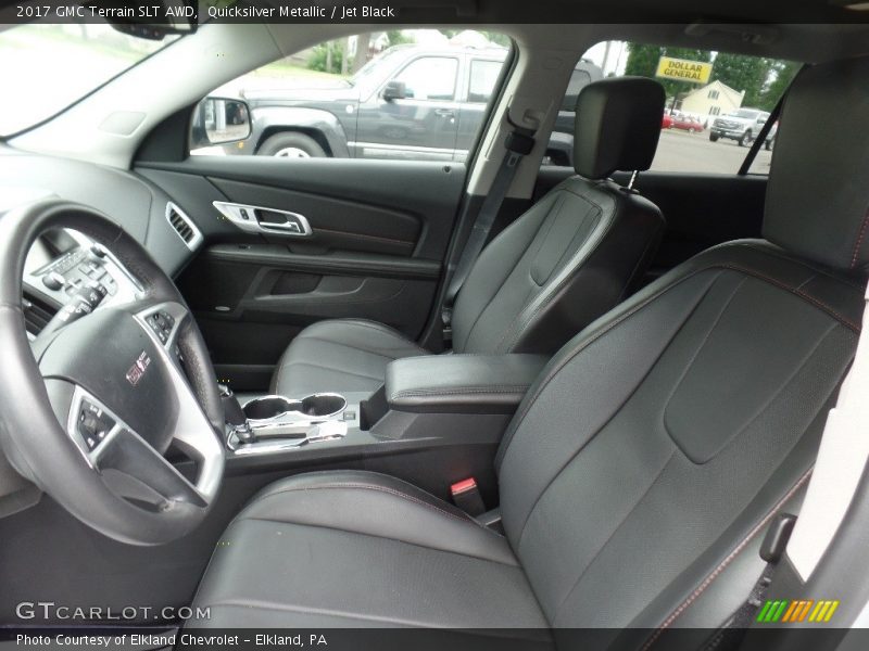 Quicksilver Metallic / Jet Black 2017 GMC Terrain SLT AWD