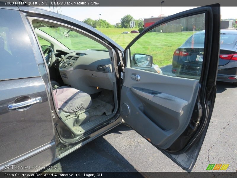 Galaxy Black Metallic / Gray 2008 Nissan Quest 3.5 S