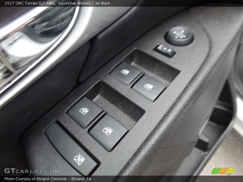 Quicksilver Metallic / Jet Black 2017 GMC Terrain SLT AWD