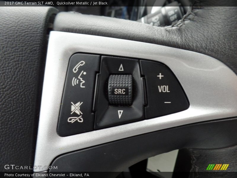 Quicksilver Metallic / Jet Black 2017 GMC Terrain SLT AWD