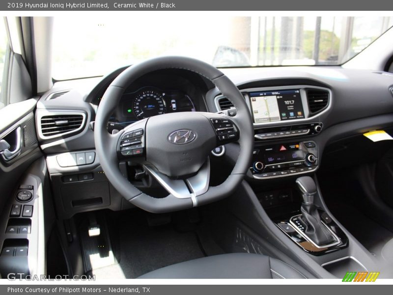 Ceramic White / Black 2019 Hyundai Ioniq Hybrid Limited