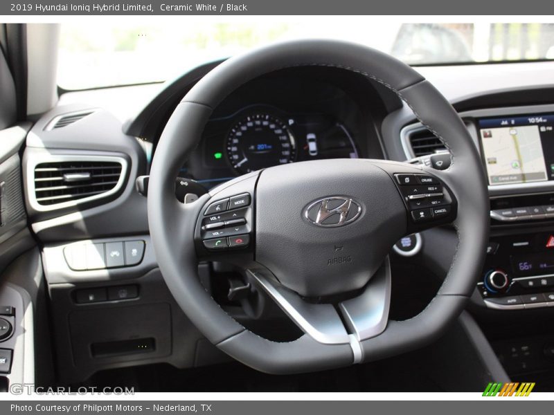 Ceramic White / Black 2019 Hyundai Ioniq Hybrid Limited