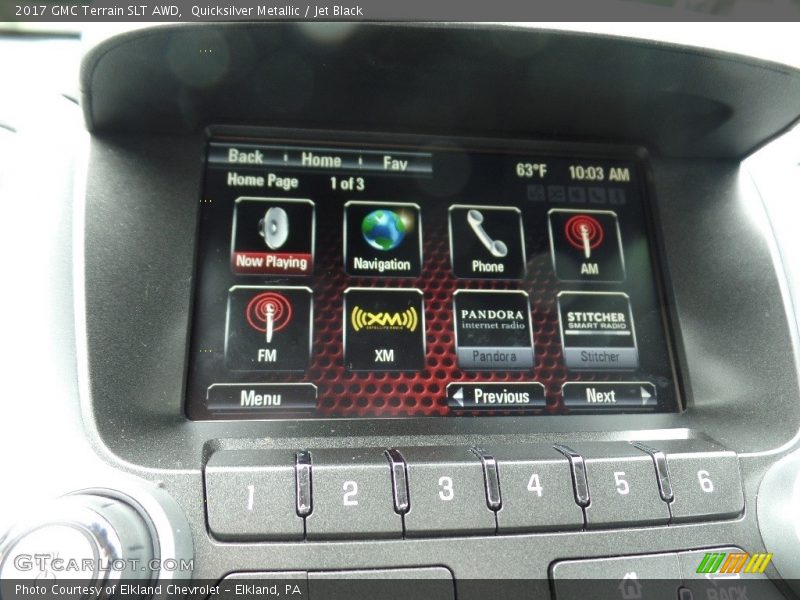 Quicksilver Metallic / Jet Black 2017 GMC Terrain SLT AWD