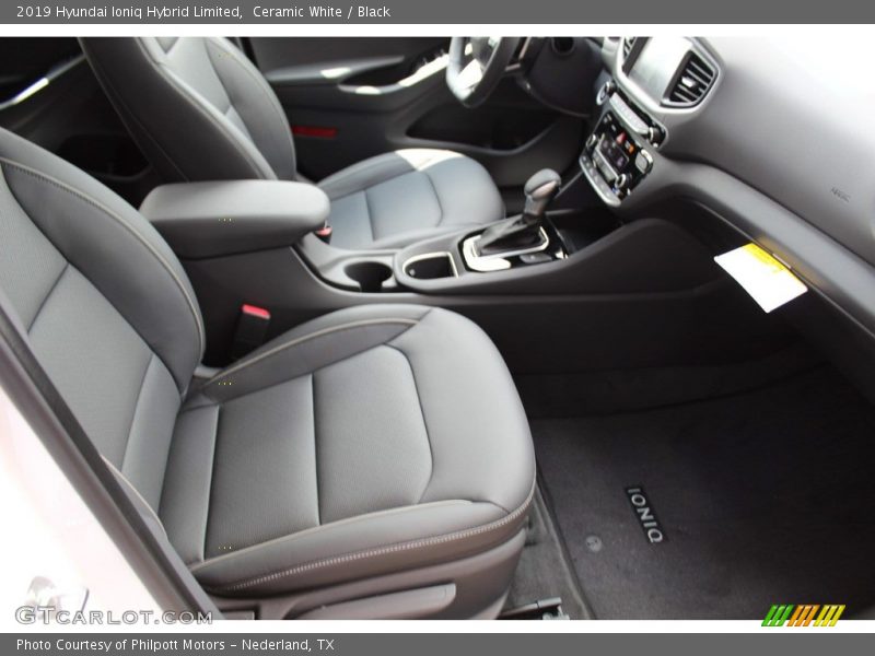 Ceramic White / Black 2019 Hyundai Ioniq Hybrid Limited