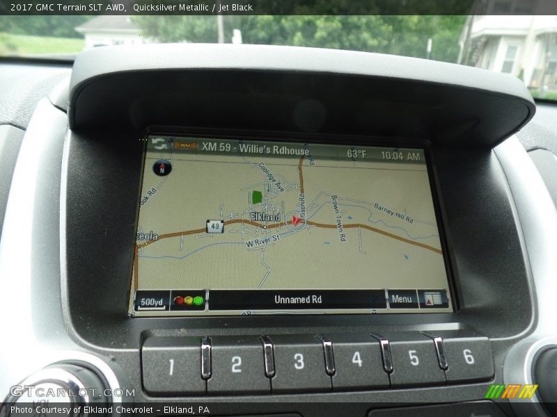 Quicksilver Metallic / Jet Black 2017 GMC Terrain SLT AWD