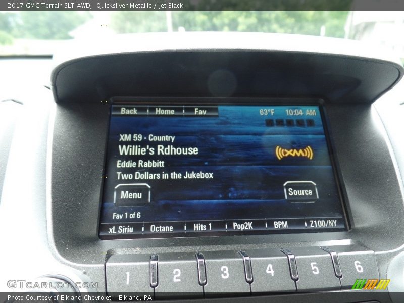 Quicksilver Metallic / Jet Black 2017 GMC Terrain SLT AWD