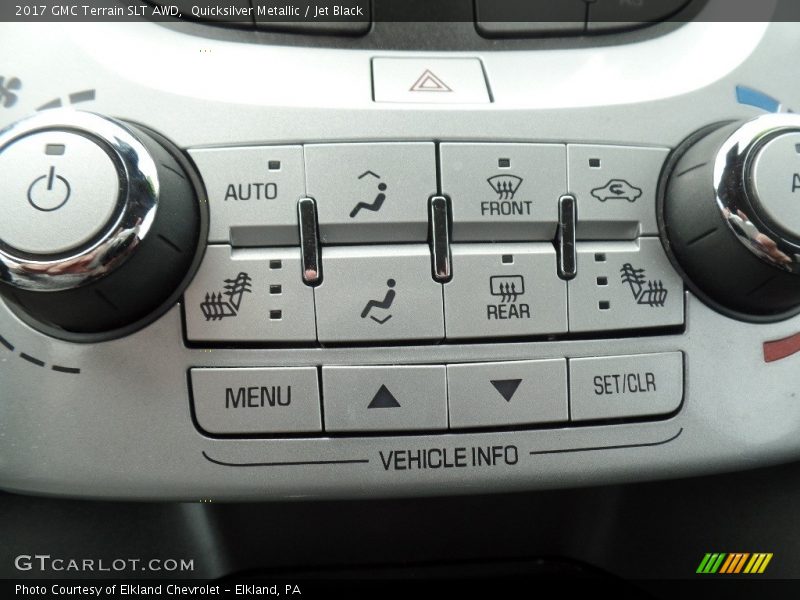 Quicksilver Metallic / Jet Black 2017 GMC Terrain SLT AWD